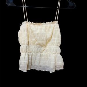 Elegant Cream Women's Top